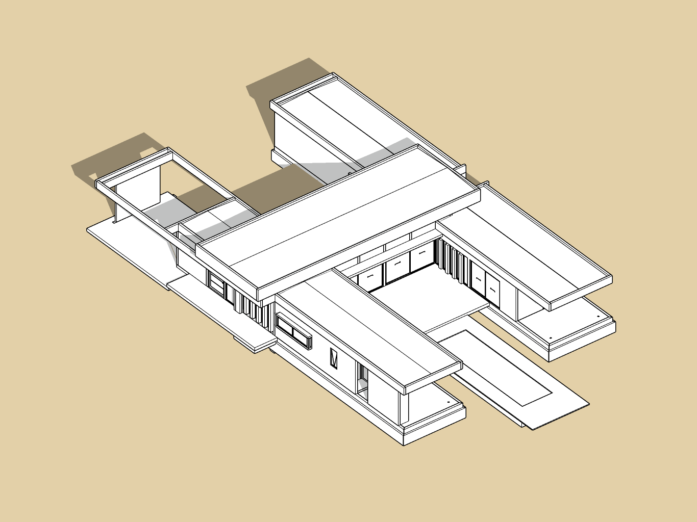 Foto e modelo 3D de Casa Requinoa